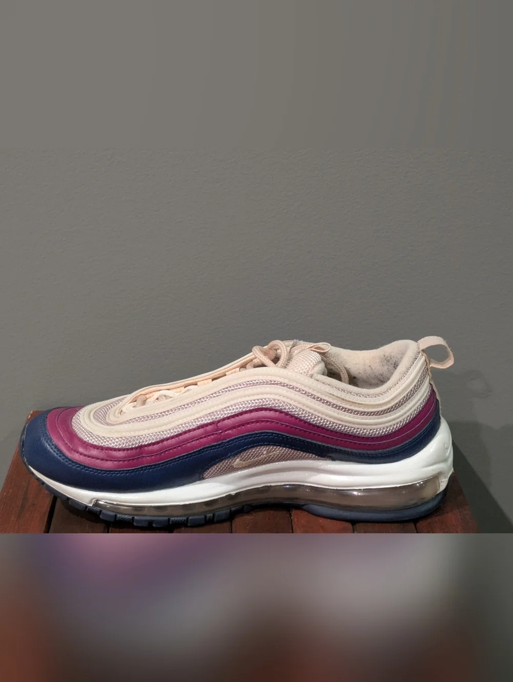 Nike Air Max 97 in Plum Chalk Women's US Size 8 - Picture 5 of 6